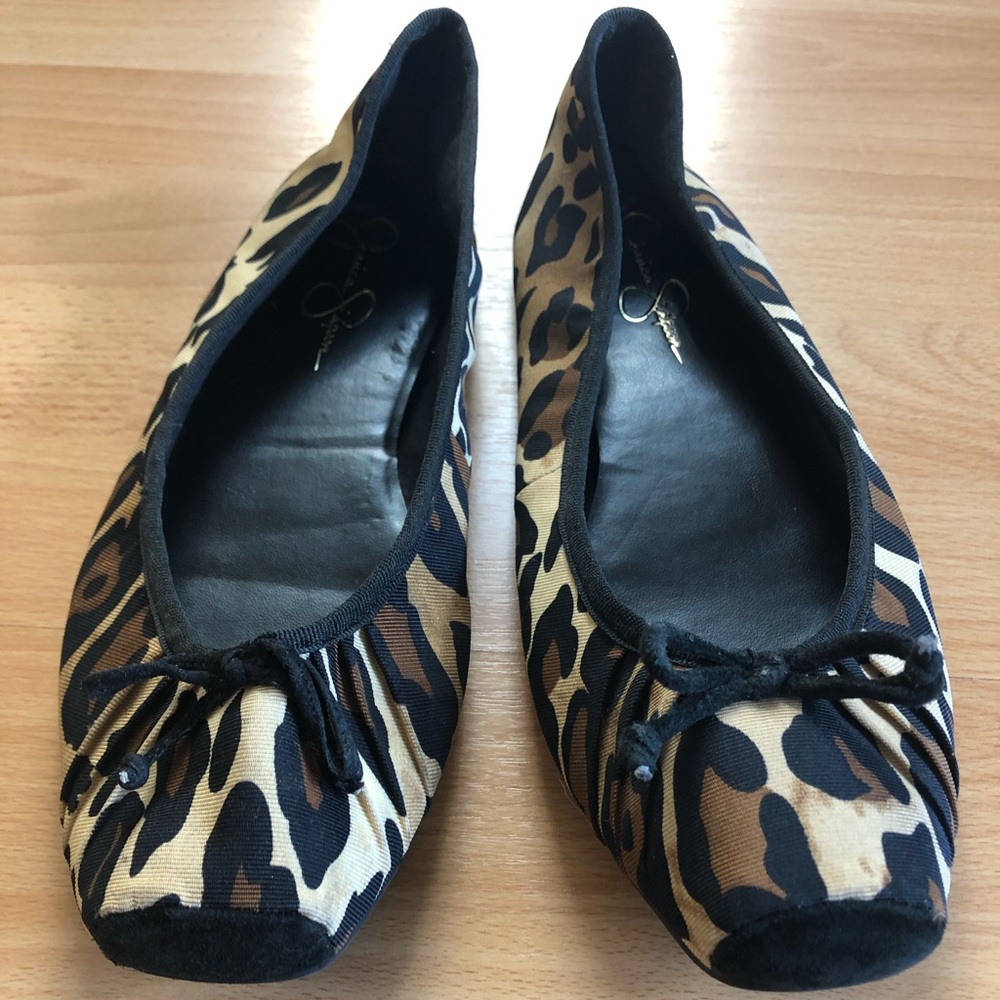 Jessica Simpson Cheetah ballet flats